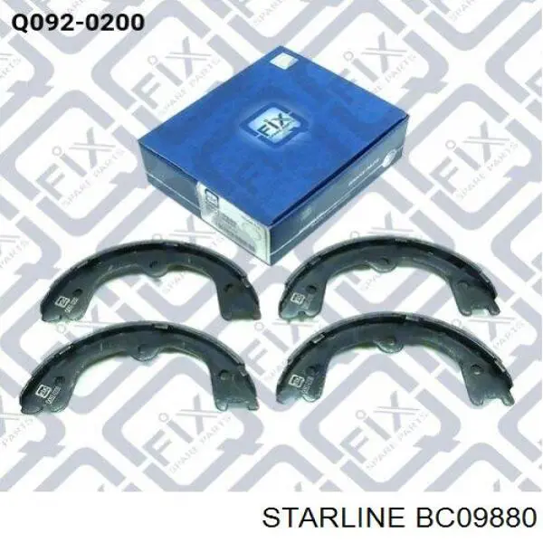 BC09880 Starline Тормозные колодки ручника