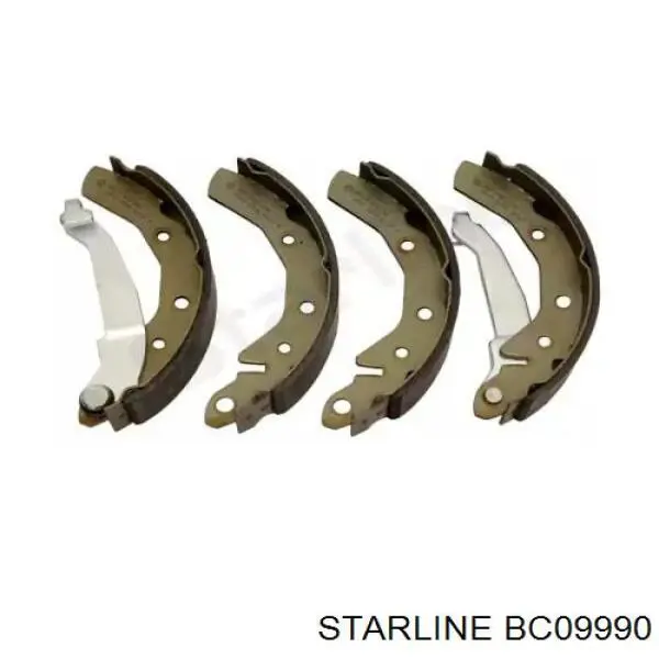 Задние барабанные колодки BC09990 Starline