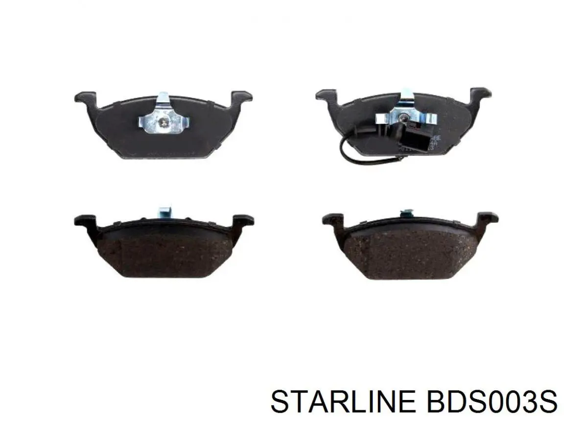 Купить BDS003S Starline Колодки тормозные