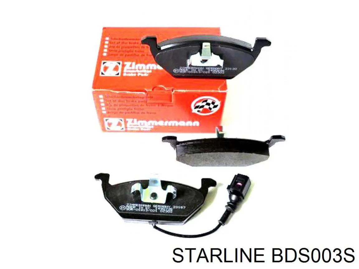 BDS003S Starline Колодки передние