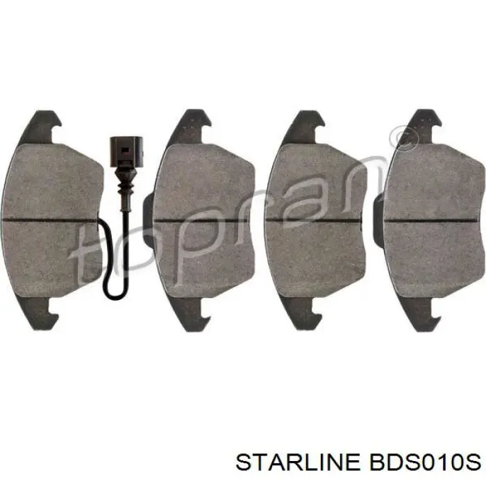 BDS010S Starline колодки тормозные передние дисковые
