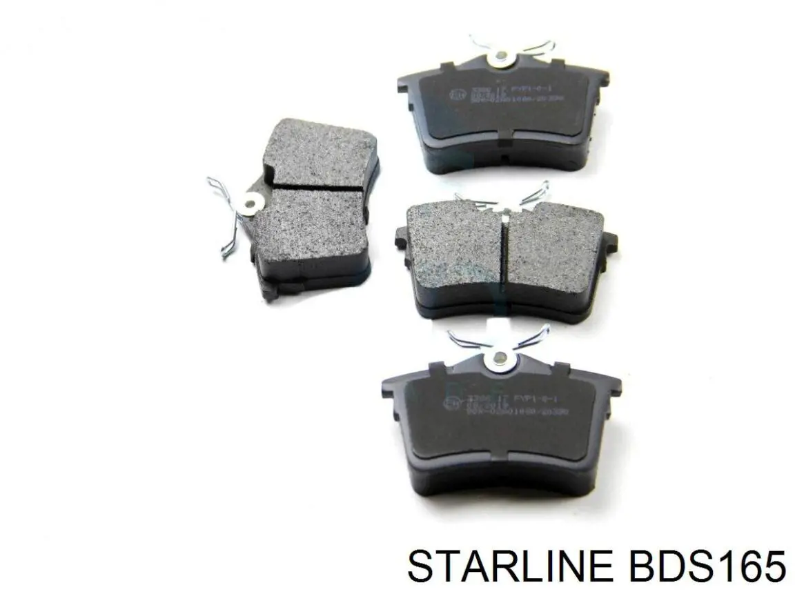 BDS165 Starline Колодки тормозные дисковые комплект