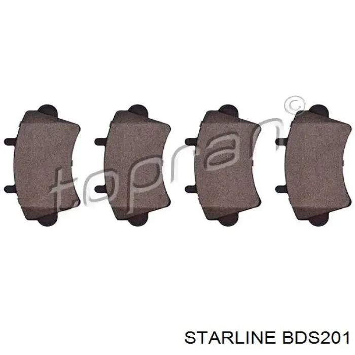 BDS201 Starline Колодки передние