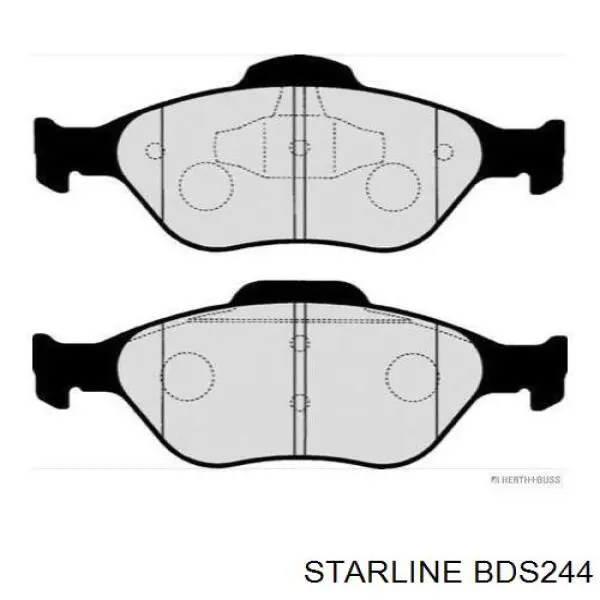 BDS244 Starline Колодки передние