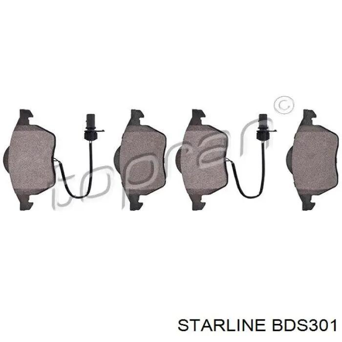 Колодки Starline BDS301 цена, от 21.86 USD