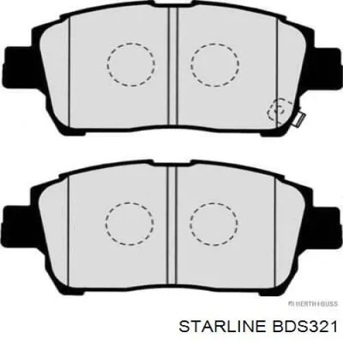 BDS321 Starline Колодки передние