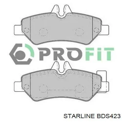 BDS423 Starline Колодки тормозные дисковые комплект