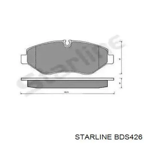 Купить BDS426 Starline Колодки тормозные