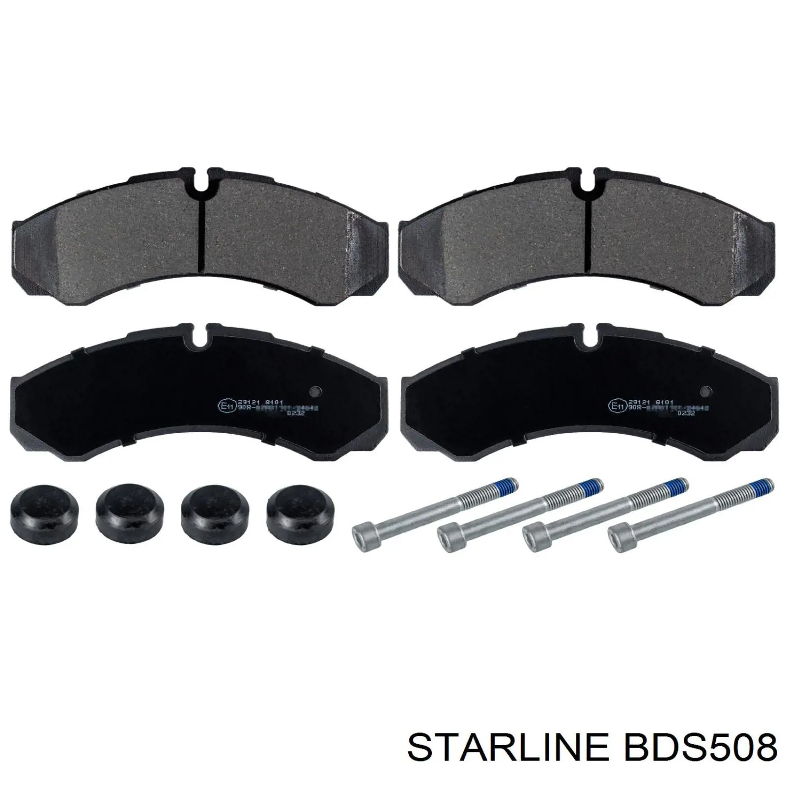 Купить BDS508 Starline Колодки тормозные