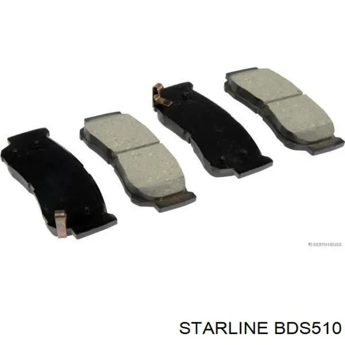 Задние тормозные колодки BDS510 Starline