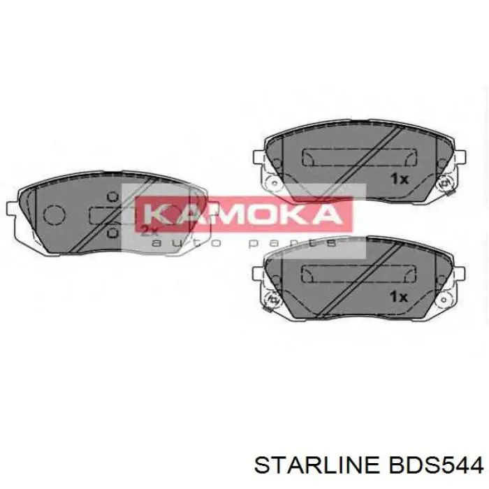 BDS544 Starline Колодки передние