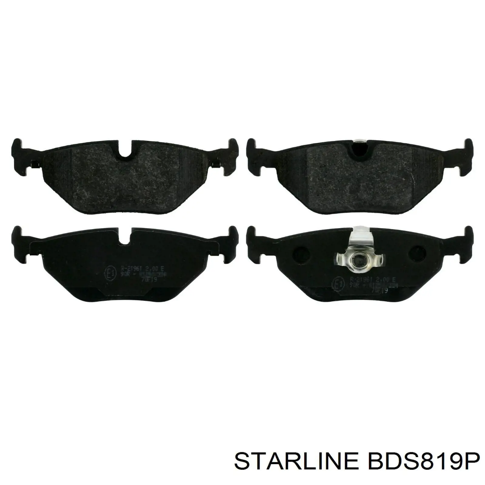 Колодки Starline BDS819P цена, от 11.68 USD