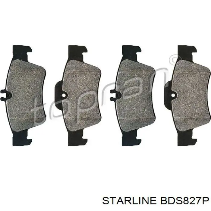 Колодки дисковые  Starline BDS827P цена, от 15.33 USD