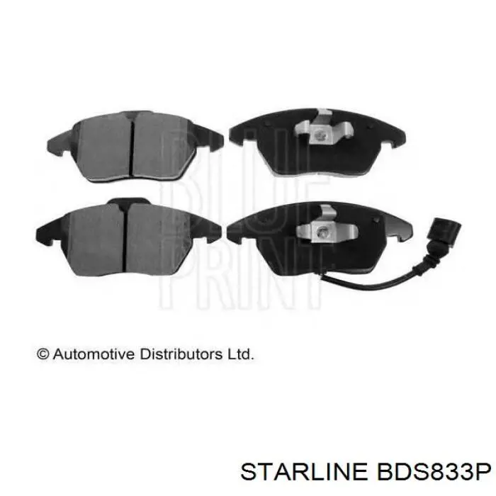 Тормозные колодки Starline BDS833P