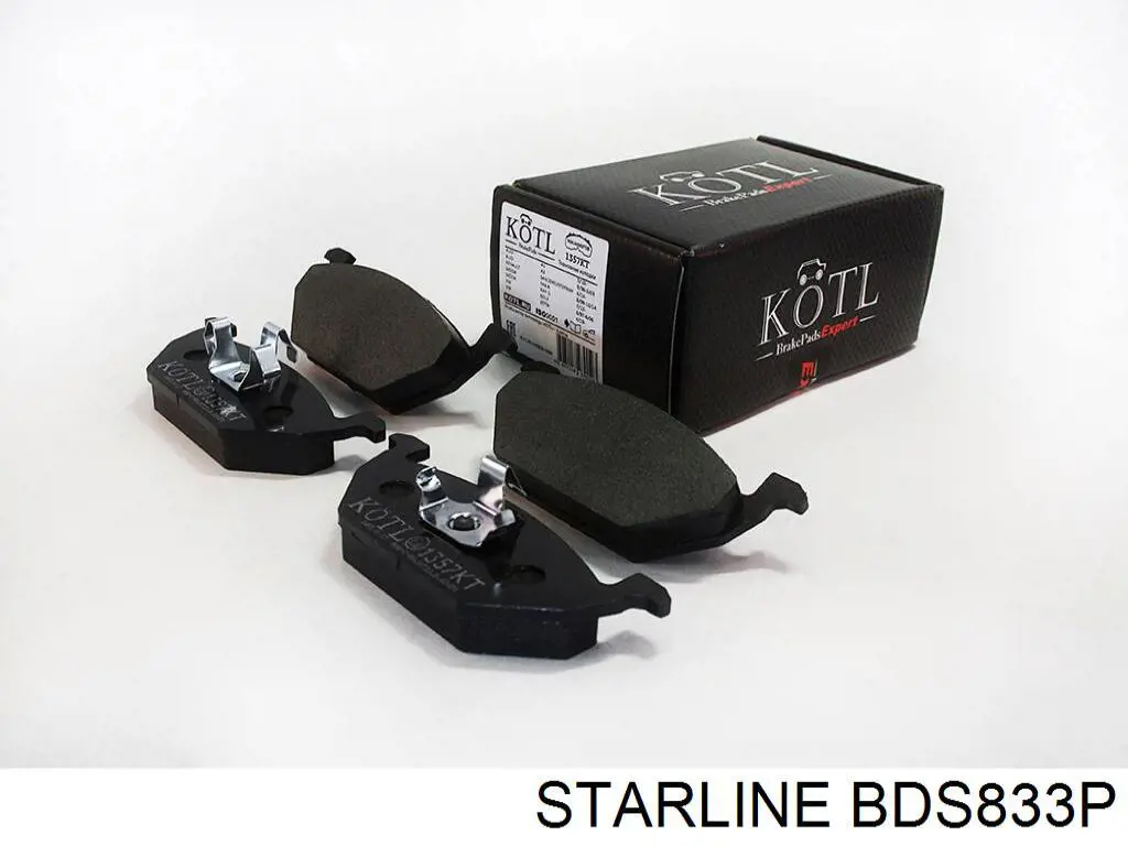 BDS833P Starline Колодки передние