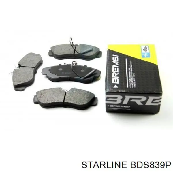 Купить BDS839P Starline Колодки тормозные
