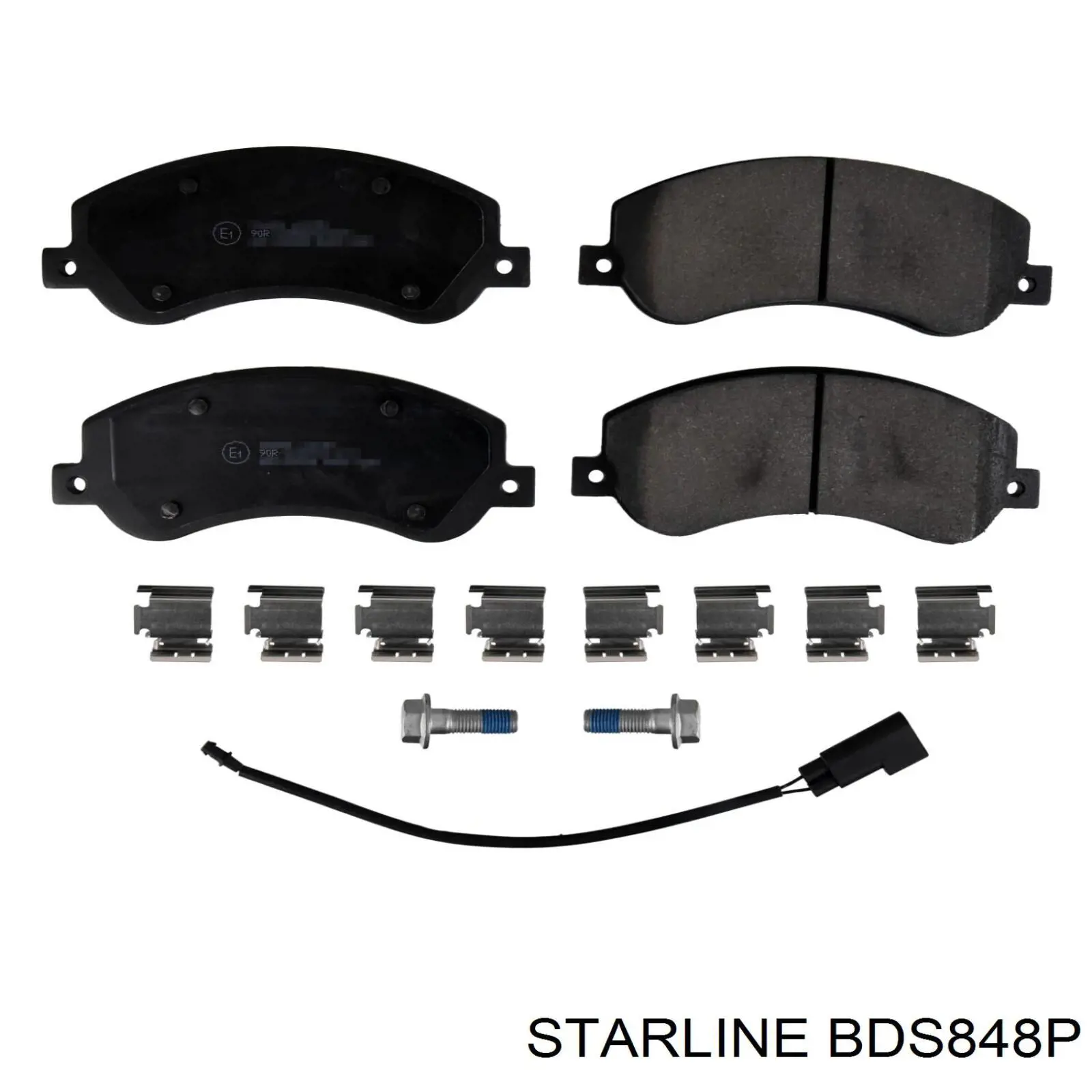 Колодки Starline BDS848P цена, от 14.68 USD