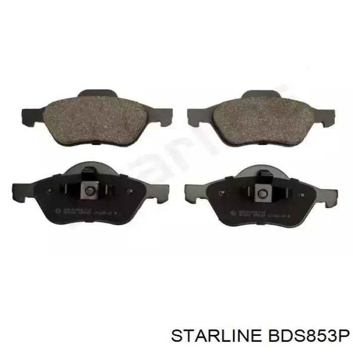 BDS853P Starline колодки тормозные передние дисковые