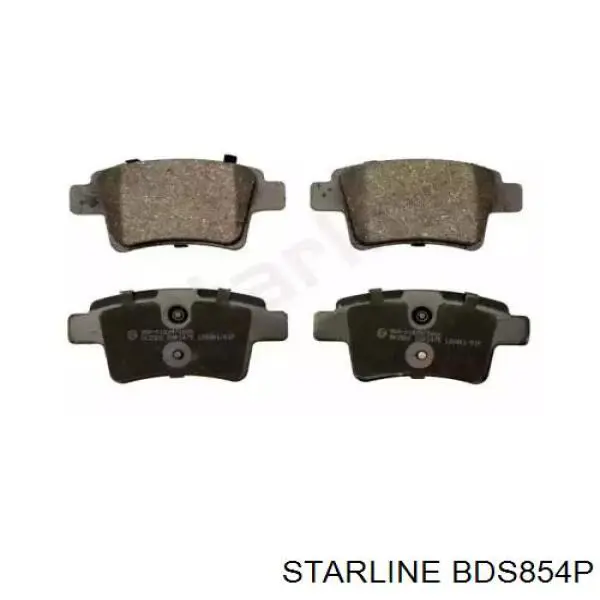 Sapatas do freio dianteiras de disco Starline BDS854P preço, a partir de 42,95 USD