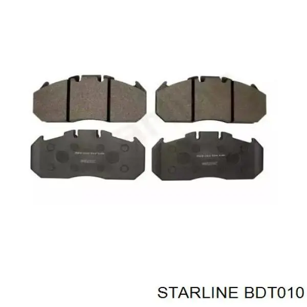 BDT010 Starline колодки тормозные передние дисковые