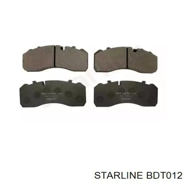BDT012 Starline колодки тормозные передние дисковые