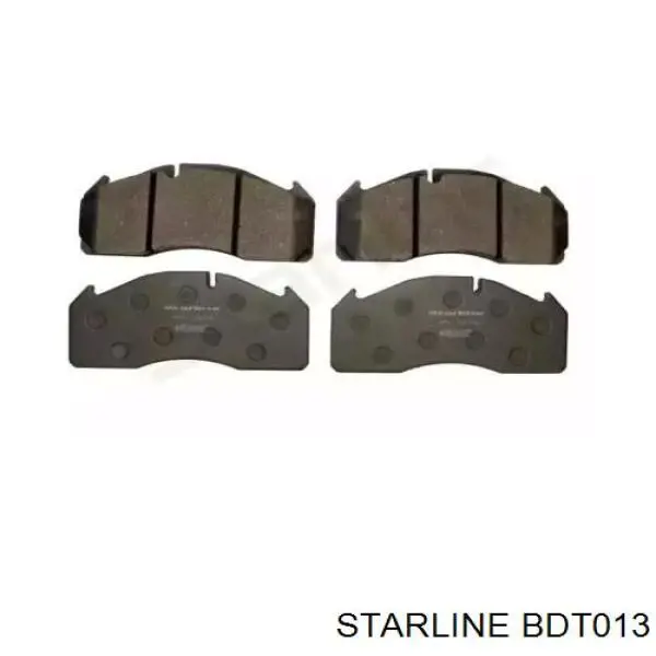 BDT013 Starline колодки тормозные передние дисковые