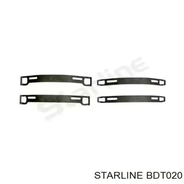 BDT020 Starline колодки тормозные передние дисковые