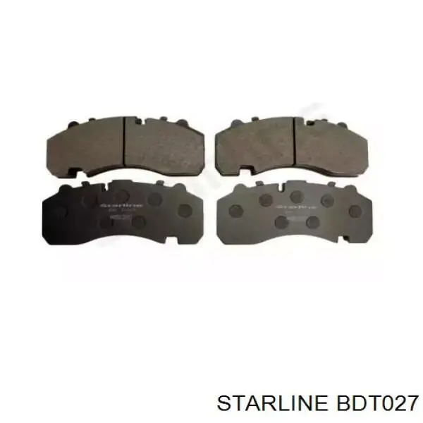 Задние тормозные колодки BDT027 Starline