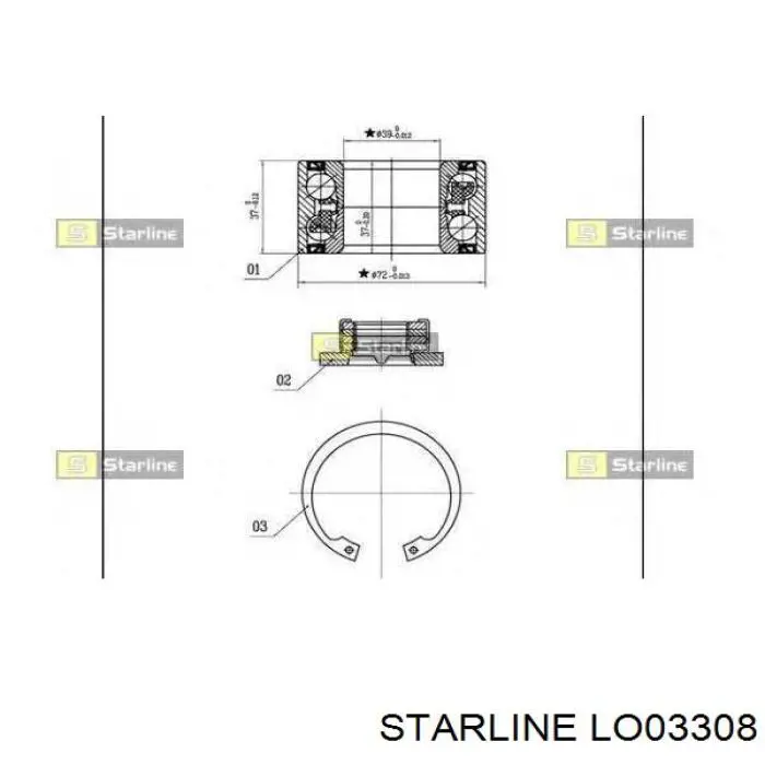 Starline LO03308 цена, от 8.92 USD