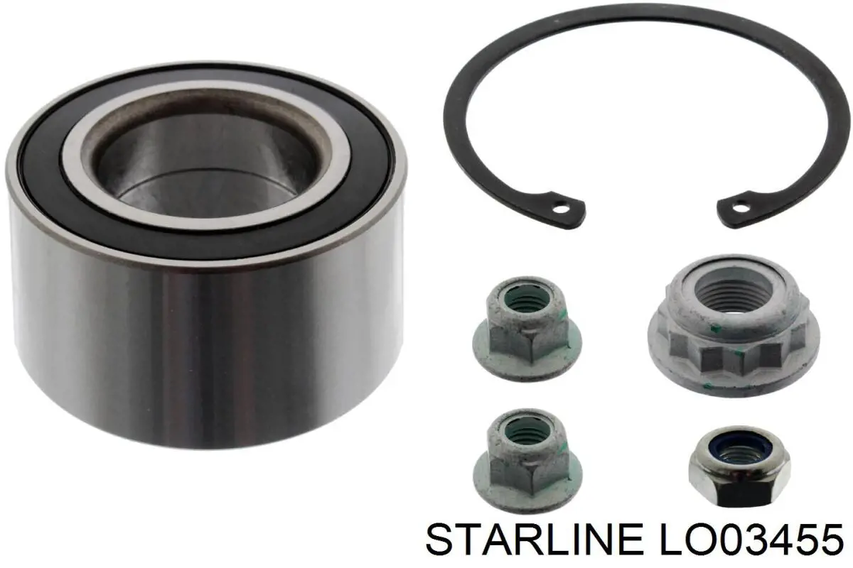Комплект подшипника ступицы колеса Starline LO03455 цена, от 19.79 USD