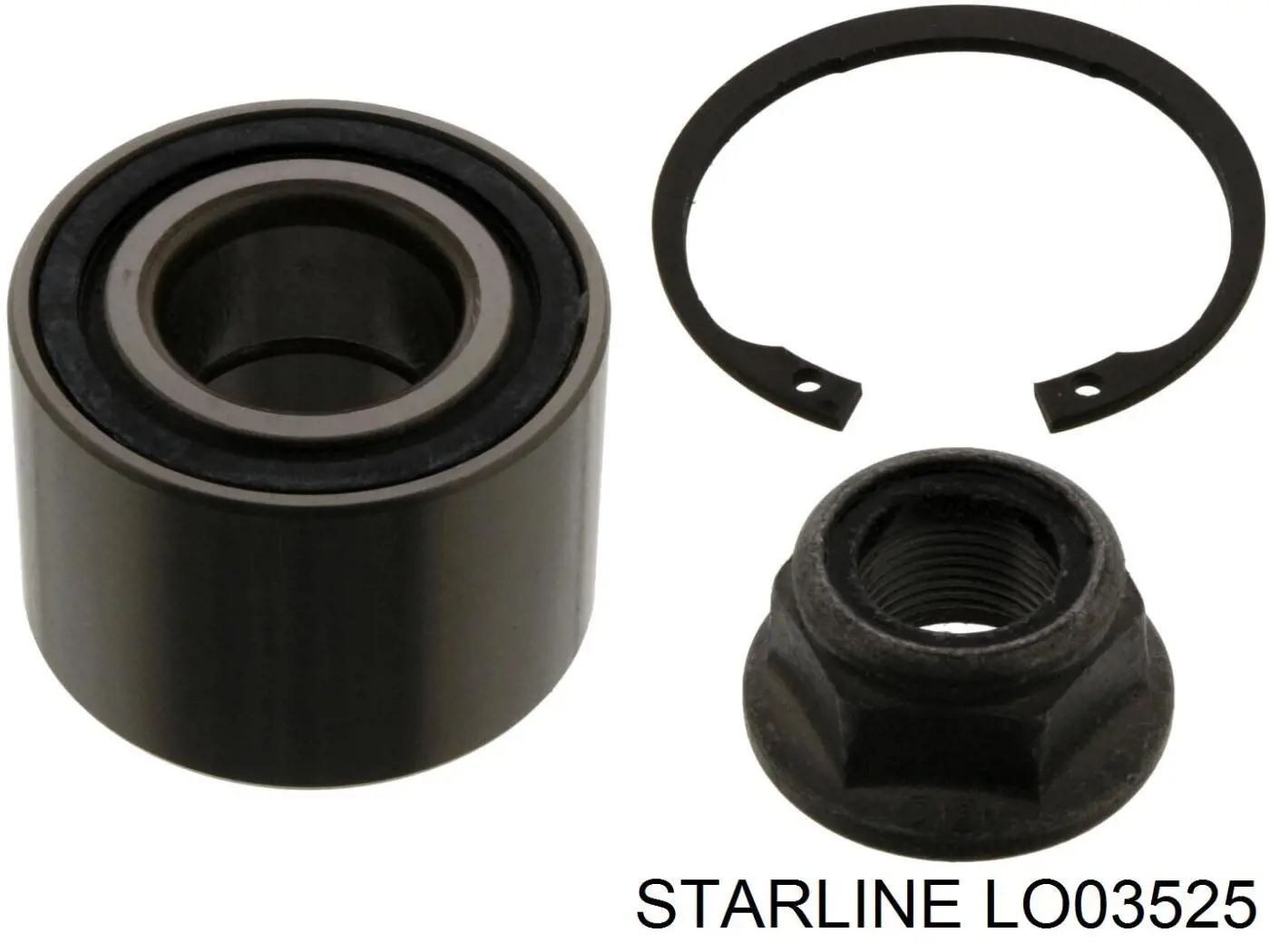 Cojinete de rueda trasero LO03525 Starline