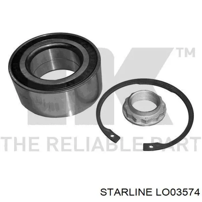 Комплект подшипника ступицы колеса Starline LO03574 цена, от 25.07 USD