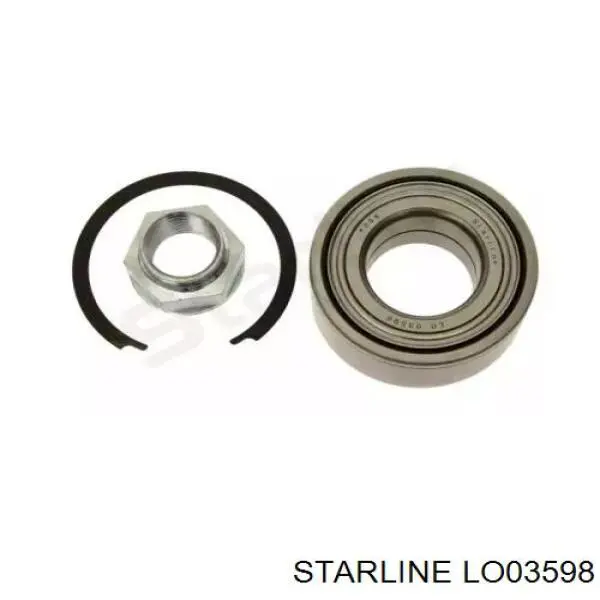 LO03598 Starline suporte do freio traseiro direito
