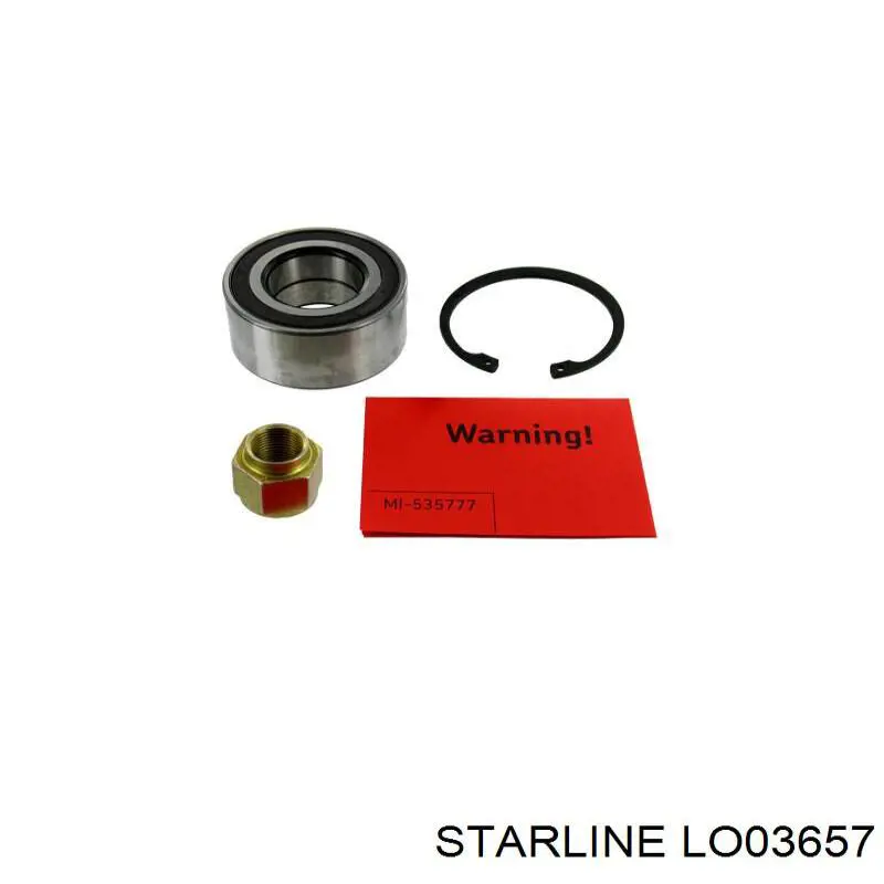 Ступичный подшипник передний Starline LO03657