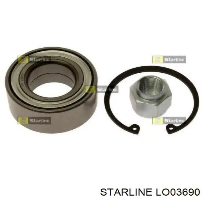 Комплект подшипника ступицы колеса Starline LO03690 цена, от 49.17 USD