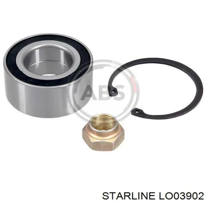 Комплект подшипника ступицы колеса Starline LO03902 цена, от 13.83 USD