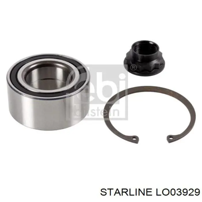 Комплект подшипника ступицы колеса Starline LO03929 цена, от 14.20 USD