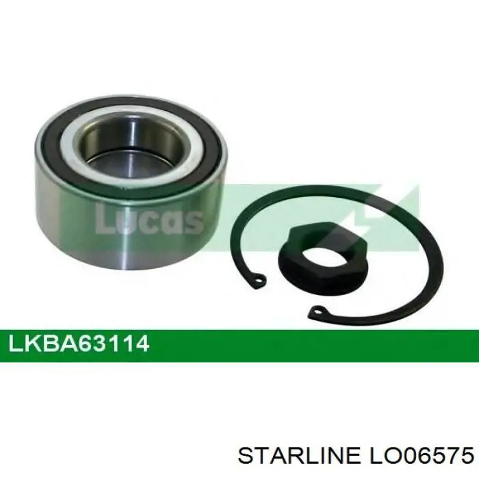 Купить LO06575 Starline Подшипник передней ступицы