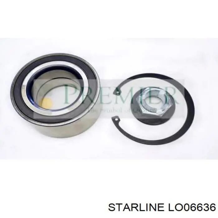 Cojinete de rueda delantero LO06636 Starline