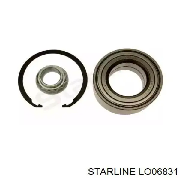 Комплект подшипника ступицы колеса Starline LO06831 цена, от 24.92 USD