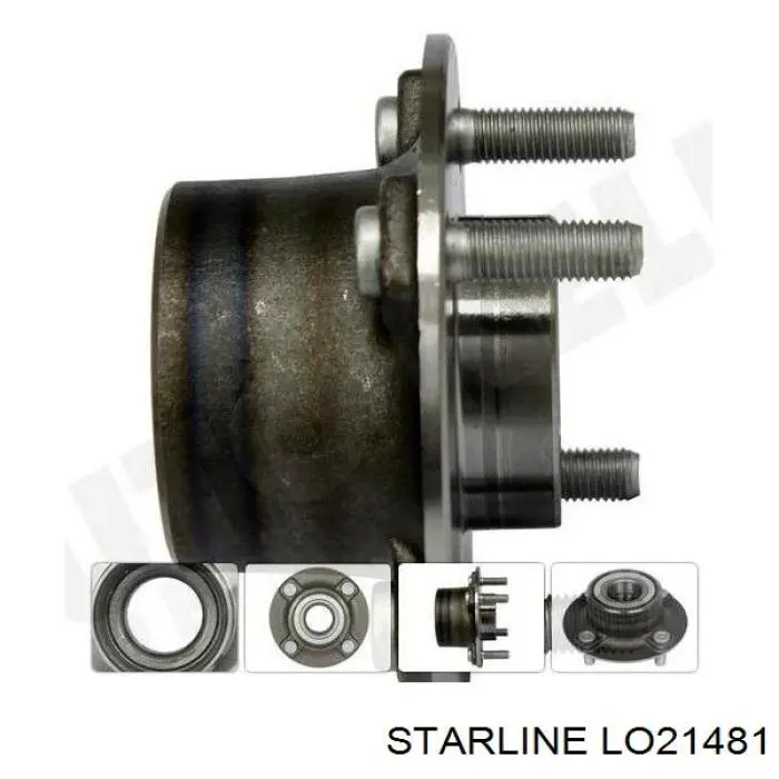 LO21481 Starline ступица задняя