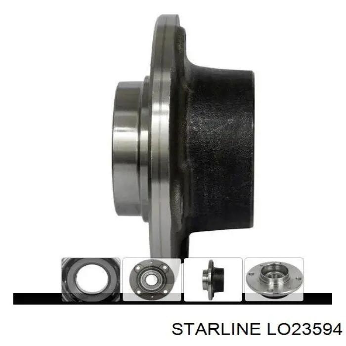 LO23594 Starline ступица задняя