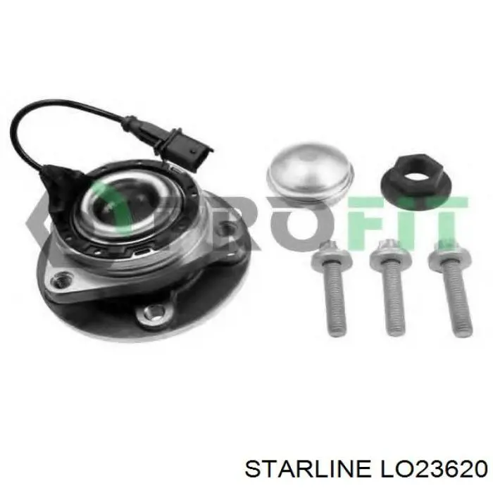 LO23620 Starline Ступица колеса передняя