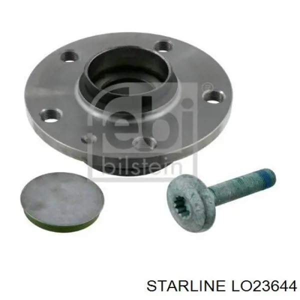 Cubo de rueda trasero LO23644 Starline