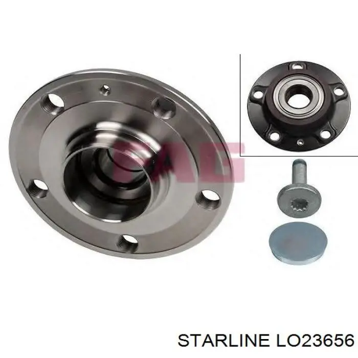 Ступица заднего колеса Starline LO23656