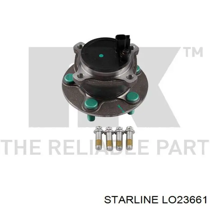 Ступица заднего колеса Starline LO23661