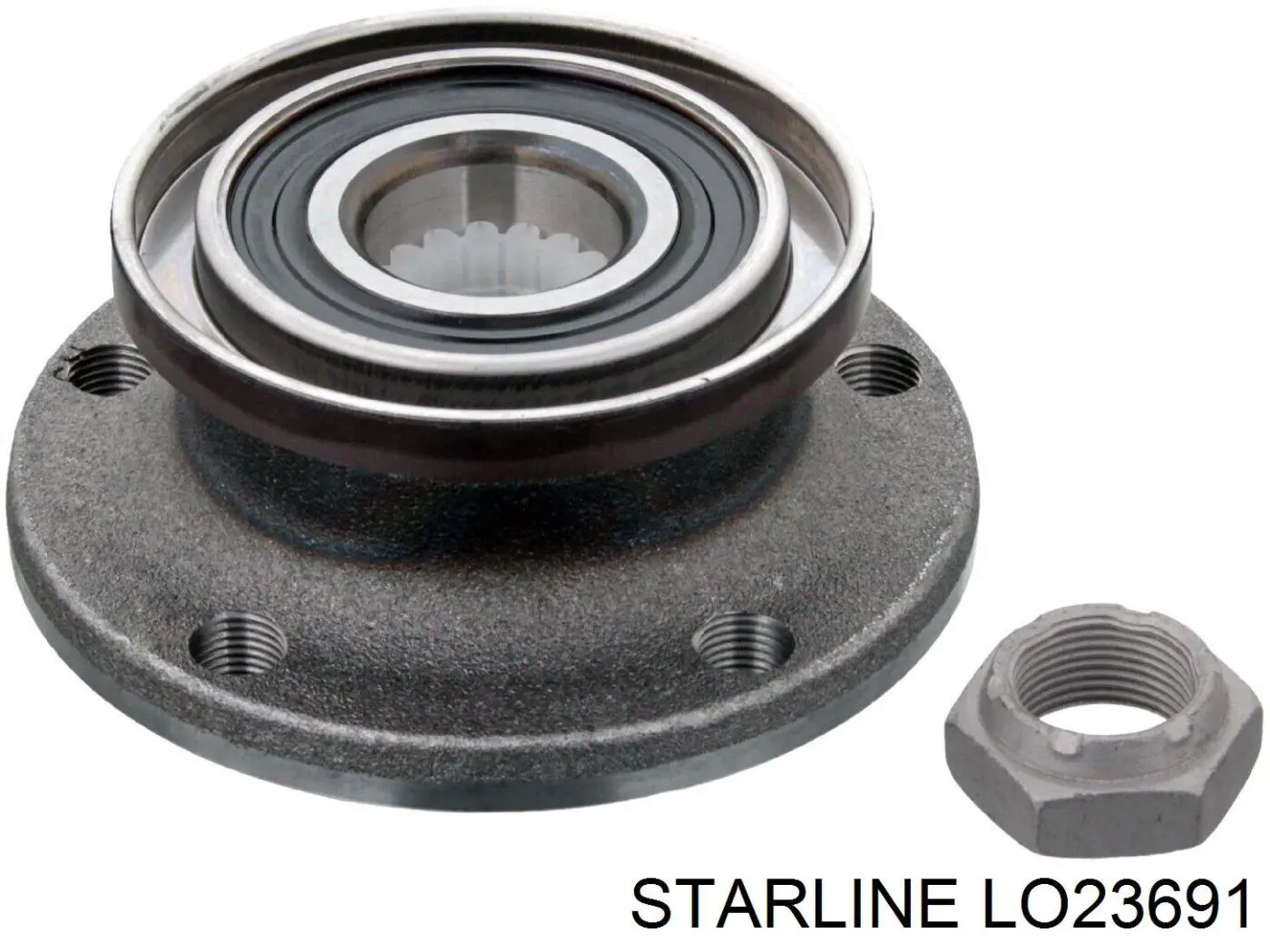 Задняя ступица LO23691 Starline
