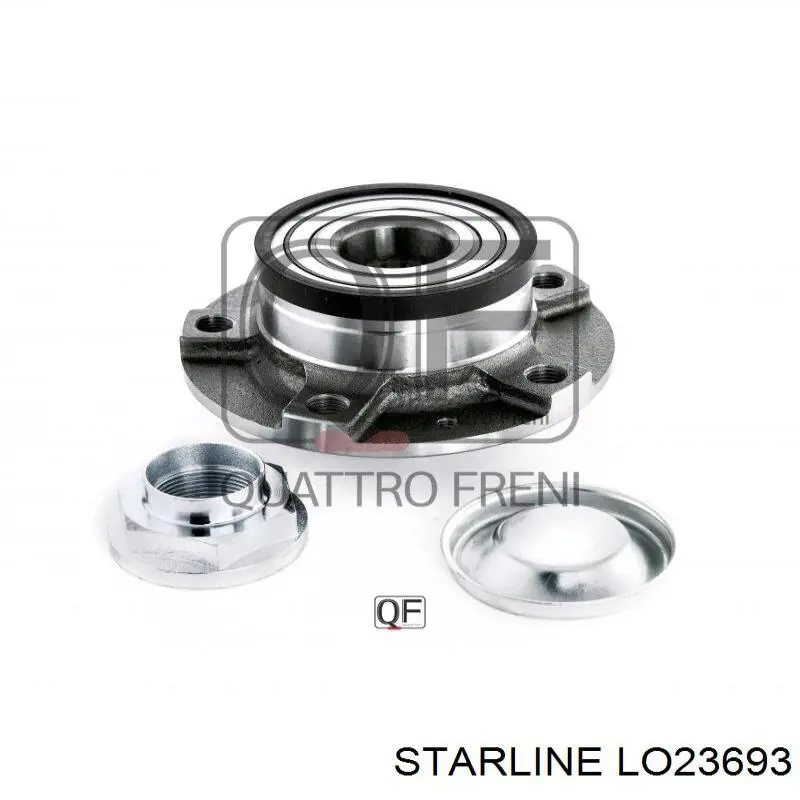 Ступица заднего колеса Starline LO23693