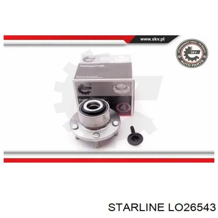 Передняя ступица LO26543 Starline