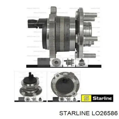 LO 26586 Starline ступица задняя